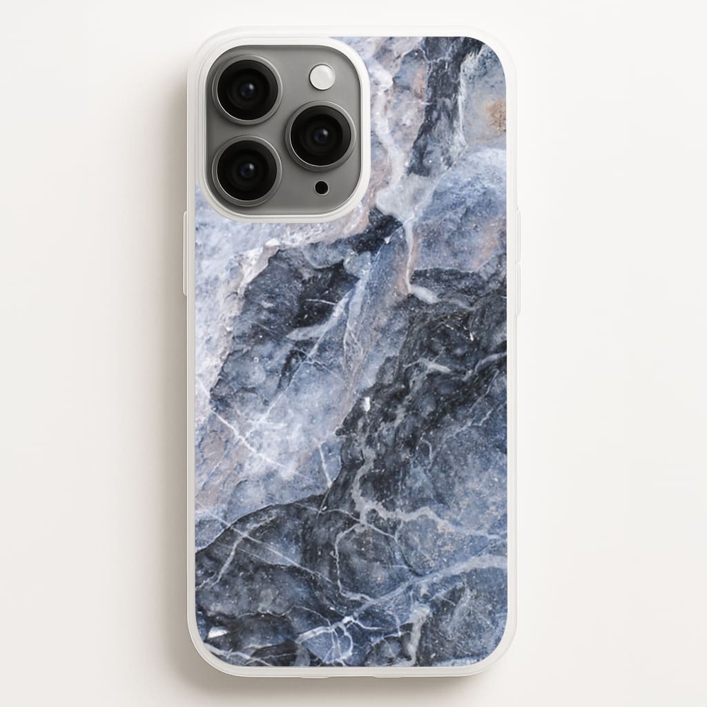 Grey and White Marble Phone Case