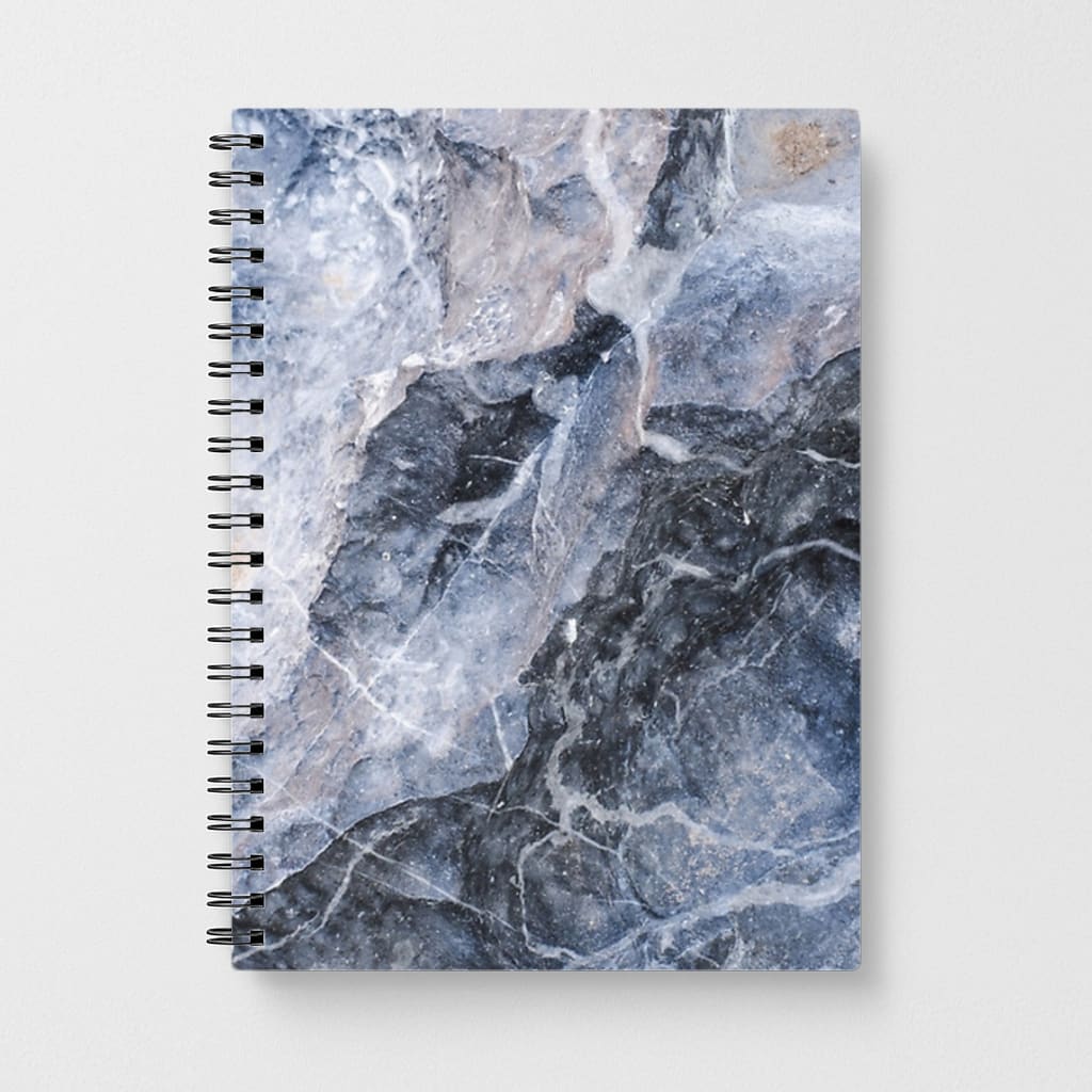 Grey and White Marble Notebook