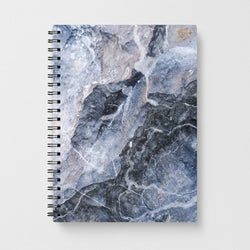 Grey and White Marble Notebook - Fun Cases