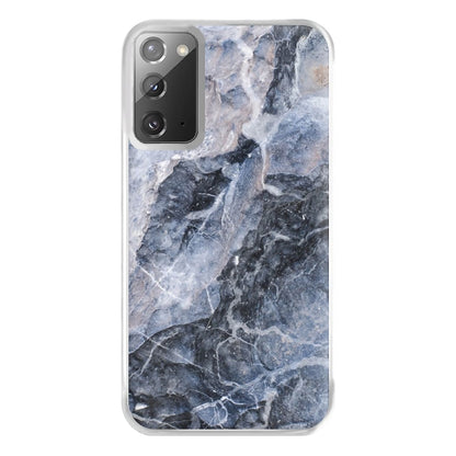 Grey and White Marble Phone Case for Galaxy Note 20 Ultra