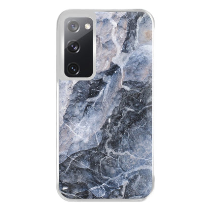 Grey and White Marble Phone Case for Galaxy S20FE