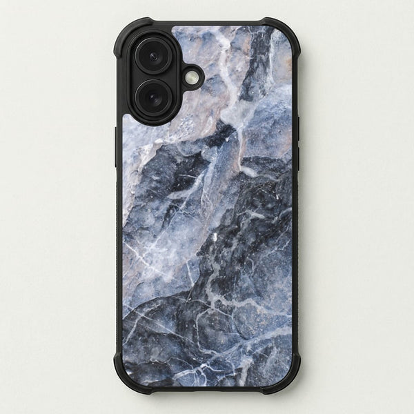 Grey and White Marble Phone Case — Bumper case