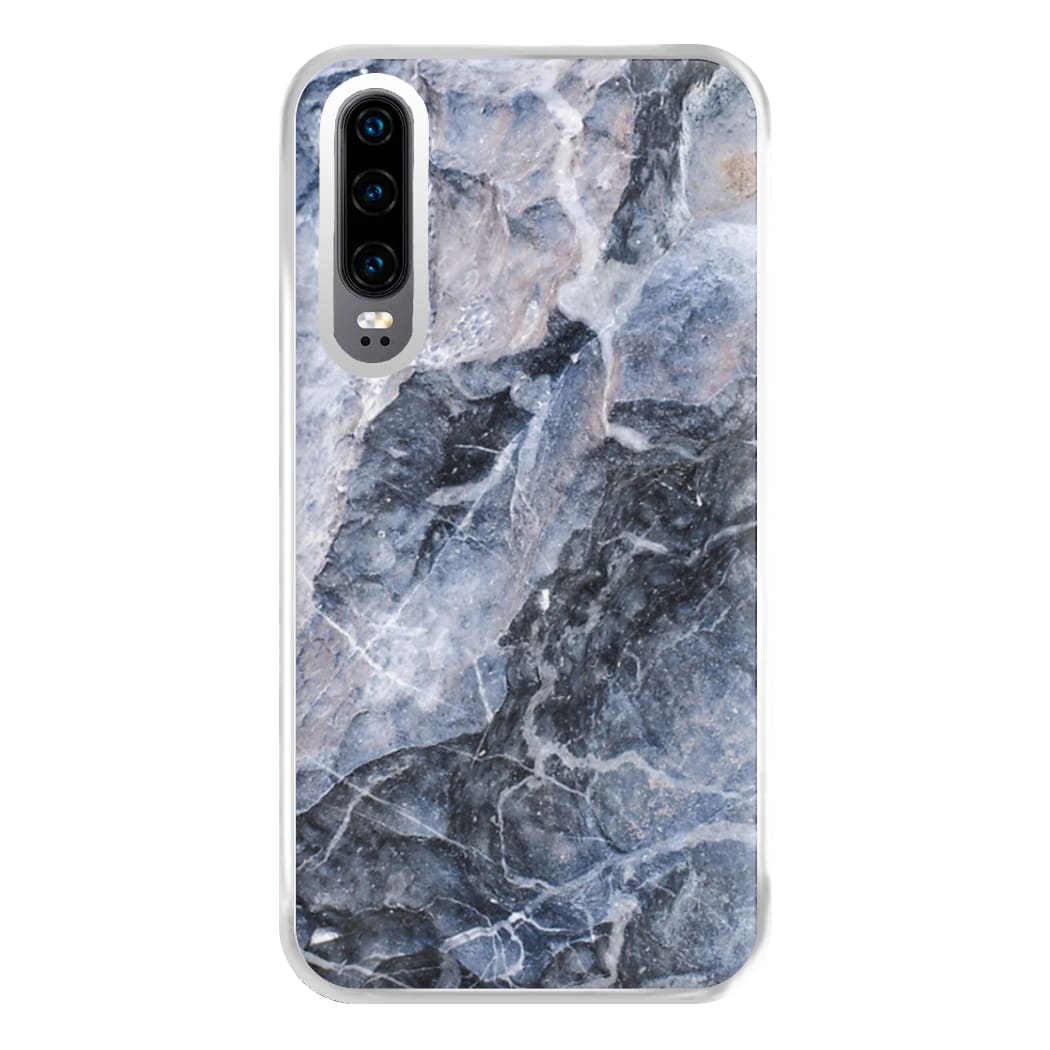 Grey and White Marble Phone Case for Huawei P30