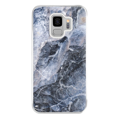 Grey and White Marble Phone Case for Galaxy S9 Plus