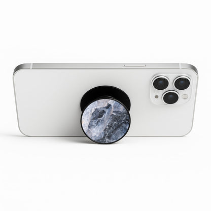 Grey and White Marble Phone Stand