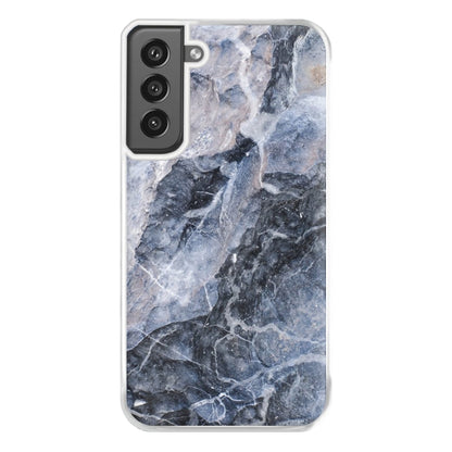 Grey and White Marble Phone Case for Galaxy S21FE