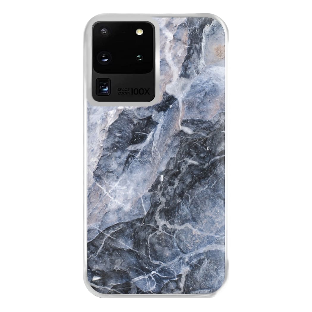 Grey and White Marble Phone Case for Galaxy S20 Ultra