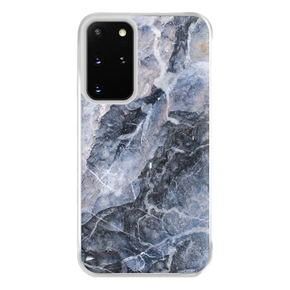 Grey and White Marble Phone Case for Galaxy S20 Plus