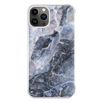 Grey and White Marble Phone Case for iPhone 13