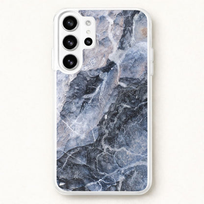 Grey and White Marble Phone Case for Galaxy S26 Ultra