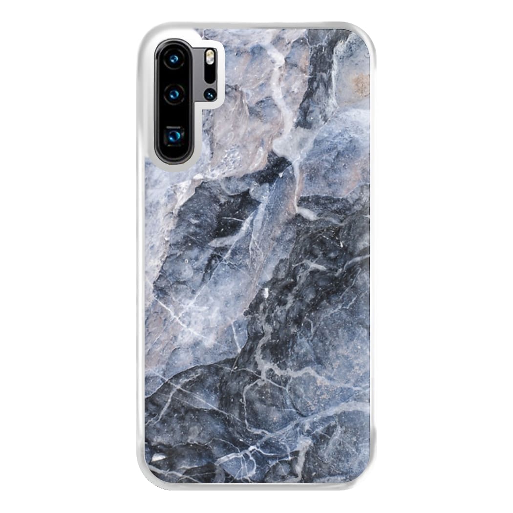 Grey and White Marble Phone Case for Huawei P30 Pro