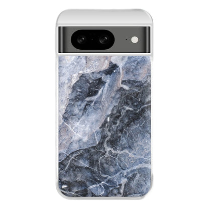 Grey and White Marble Phone Case for Google Pixel 8