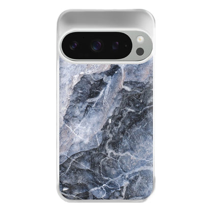 Grey and White Marble Phone Case for Google Pixel 9 Pro XL