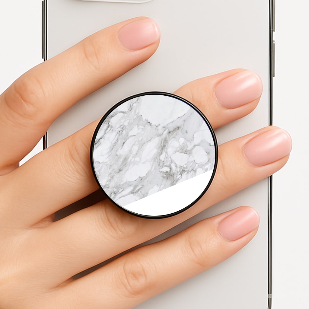 White, Black and Marble Pattern FunGrip