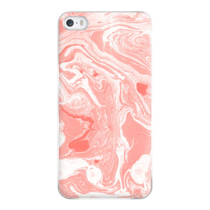 Pink Swirly Marble Phone Case for iPhone 5 / 5s / SE 2016