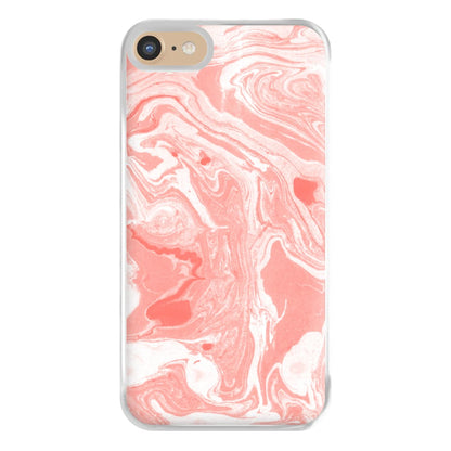 Pink Swirly Marble Phone Case for iPhone 6 / 7 / 8 / SE