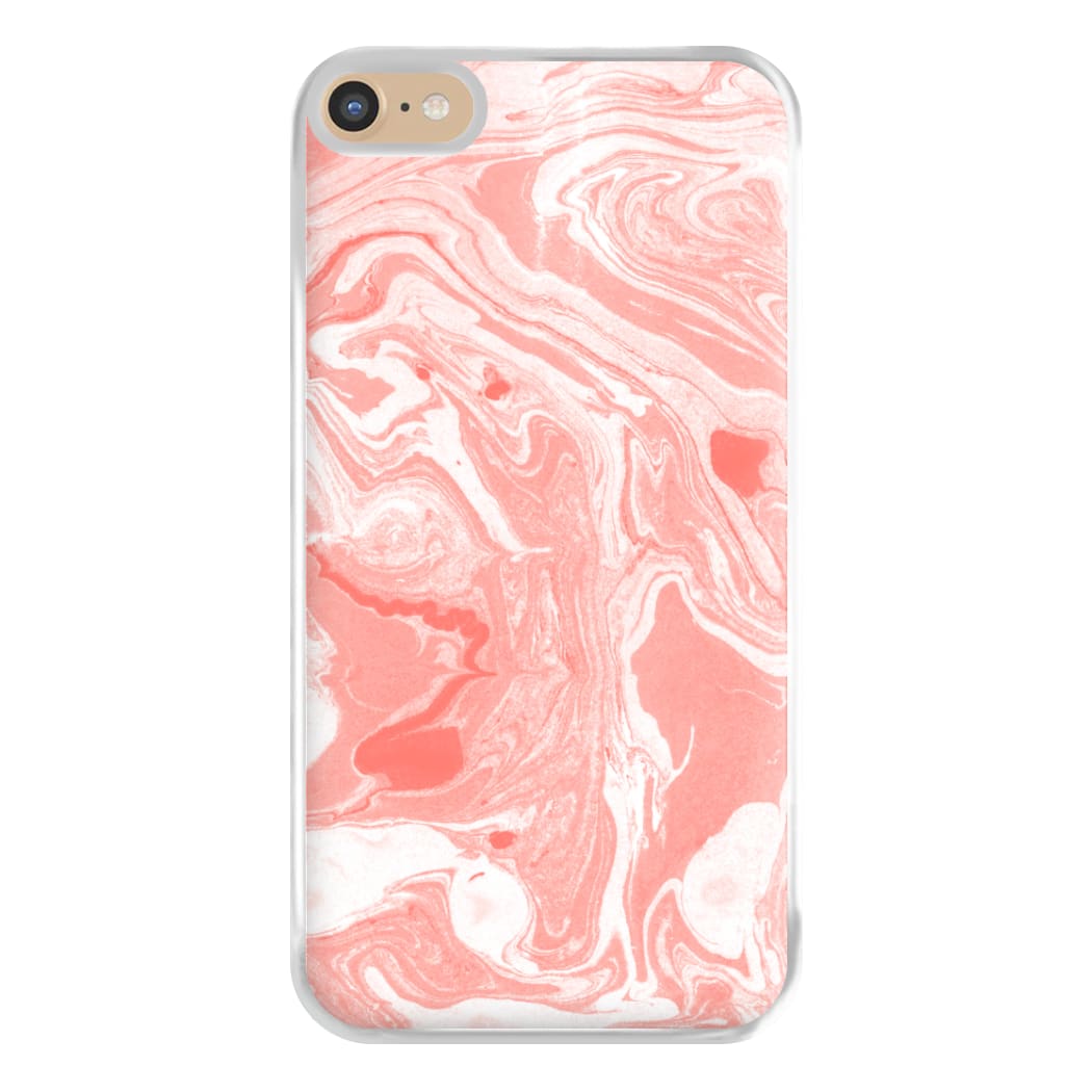 Pink Swirly Marble Phone Case for iPhone 6 Plus / 7 Plus / 8 Plus