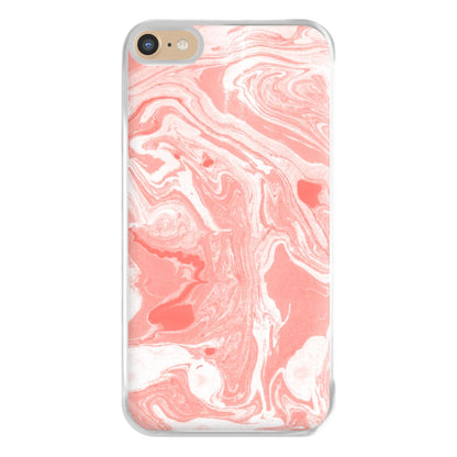 Pink Swirly Marble Phone Case for iPhone 6 Plus / 7 Plus / 8 Plus