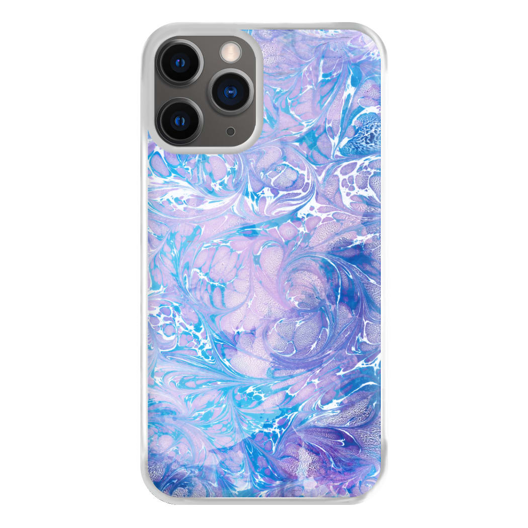 Sea Blue Swirly Marble Phone Case for iPhone 12 Pro Max