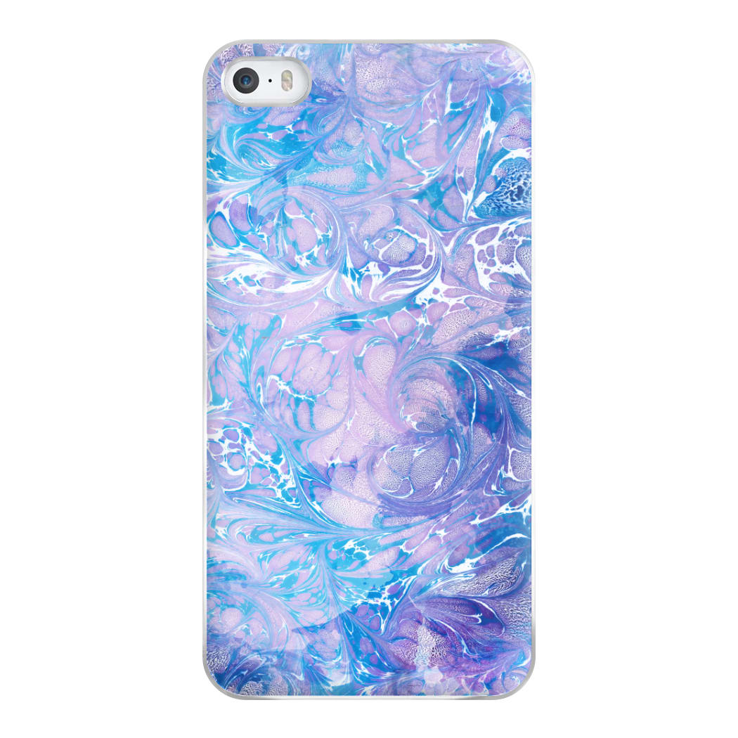 Sea Blue Swirly Marble Phone Case for iPhone 5 / 5s / SE 2016