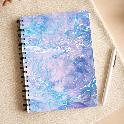 Sea Blue Swirly Marble Notepad