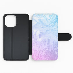 Purple Marble Flip Phone Case