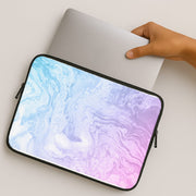 Purple Marble Laptop Sleeve 2
