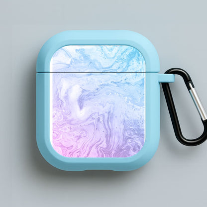 Purple Marble Blue AirPods Case