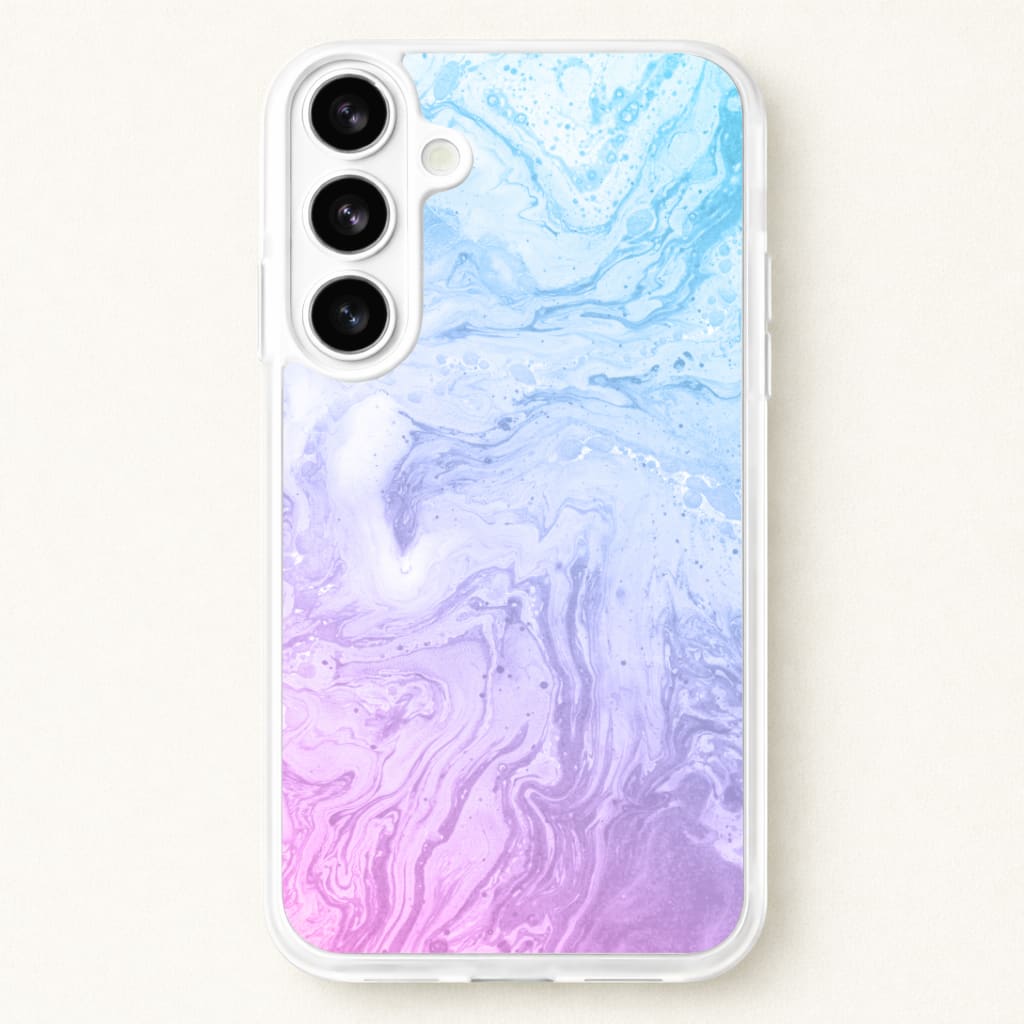 Purple Marble Phone Case for Galaxy S26 Plus