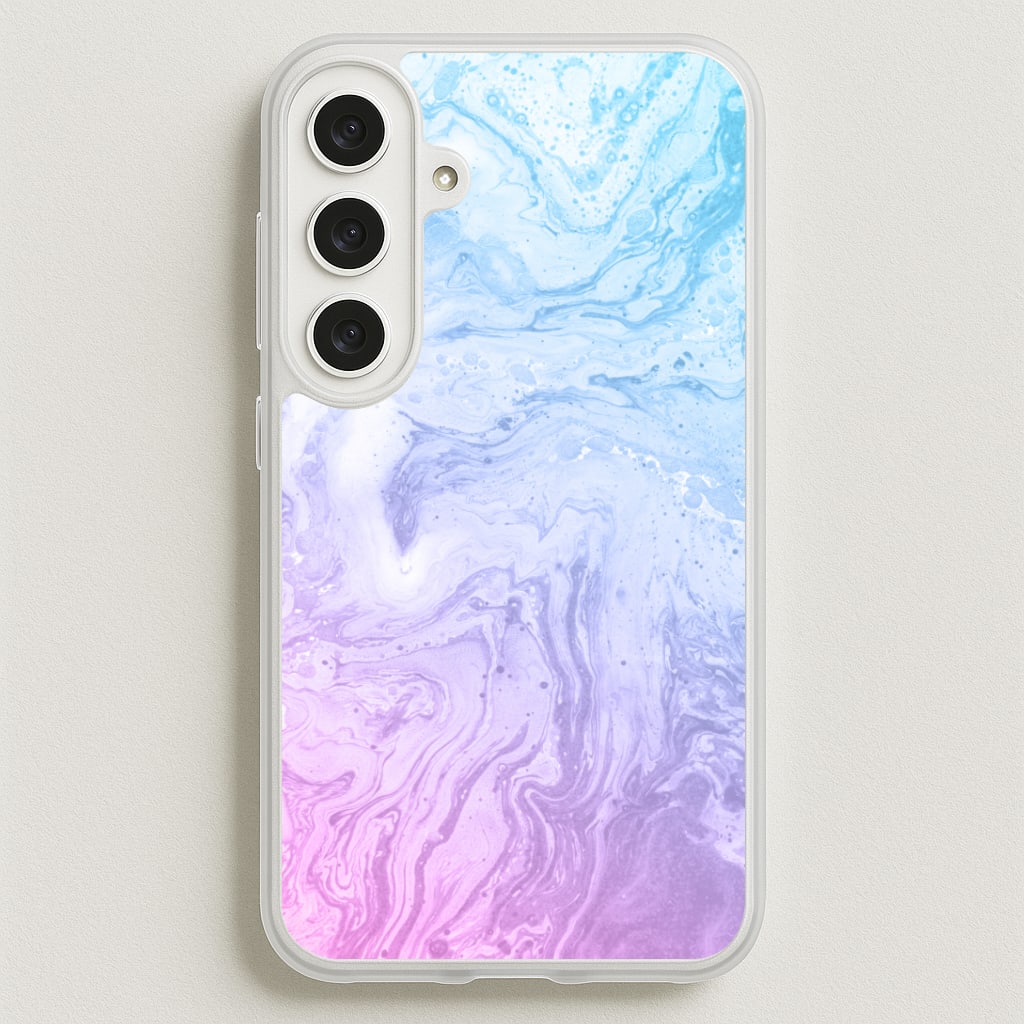 Purple Marble Phone Case for Galaxy S25FE
