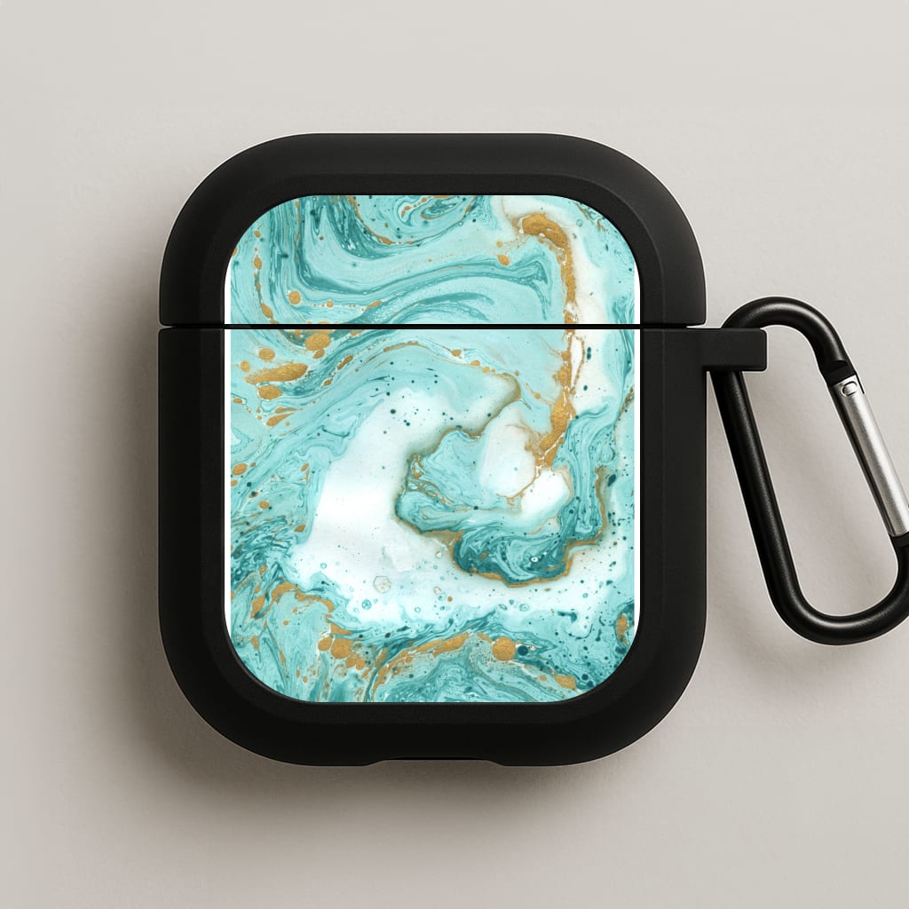 Green Marble AirPods Case