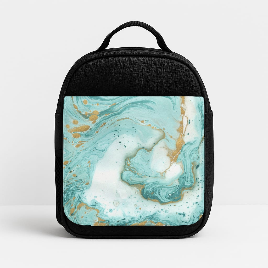 Green Marble Lunchbox