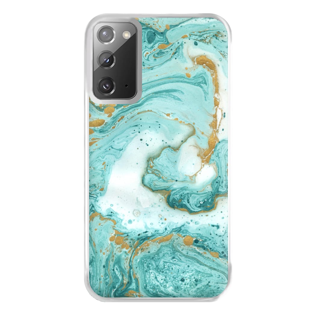 Green Marble Phone Case for Galaxy Note 20 Ultra