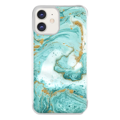 Green Marble Phone Case for iPhone 11