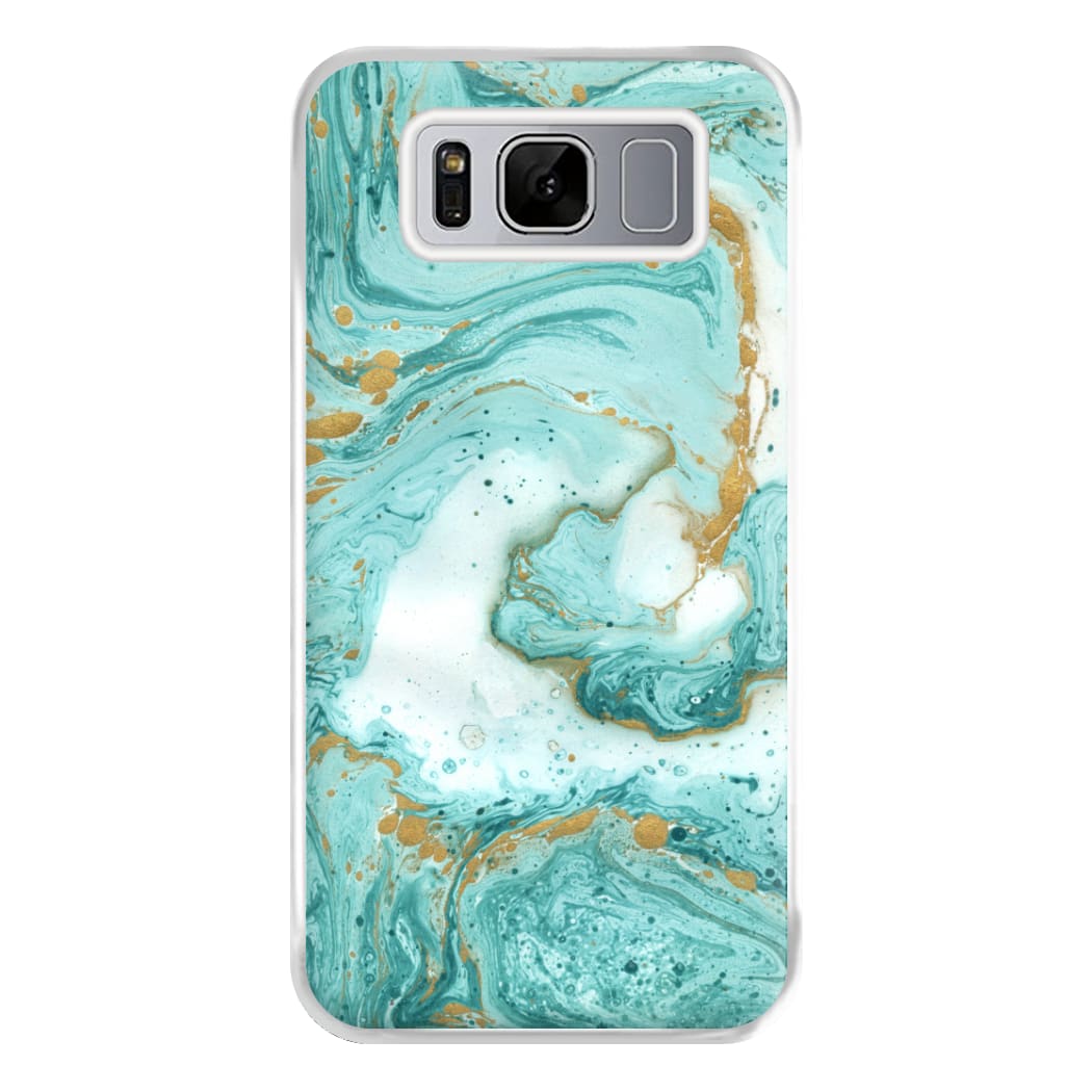 Green Marble Phone Case for Galaxy S8 Plus