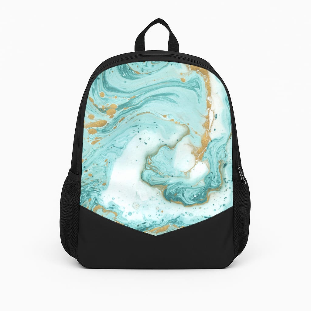 Green Marble Backpack