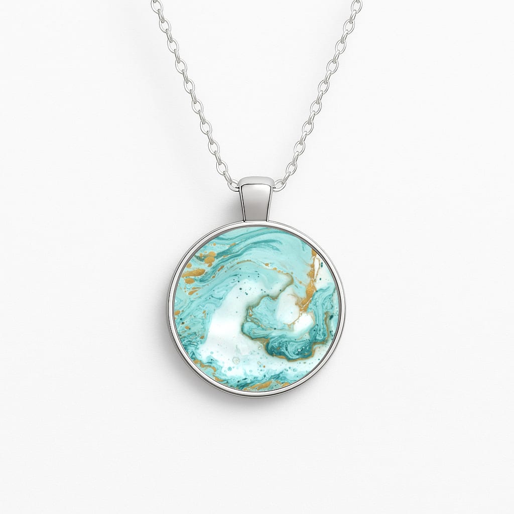 Green Marble Necklace