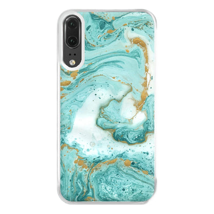 Green Marble Phone Case for Huawei P20