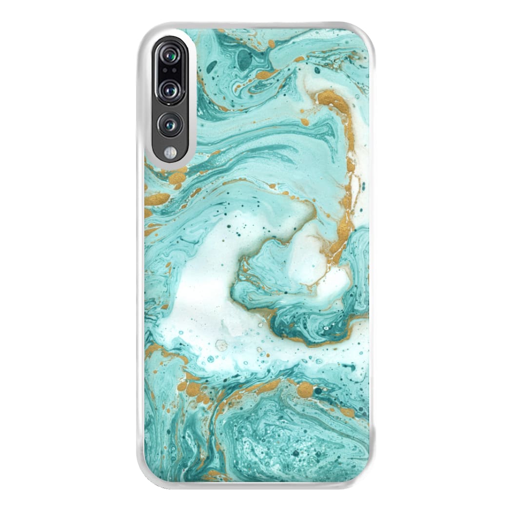 Green Marble Phone Case for Huawei P20 Pro