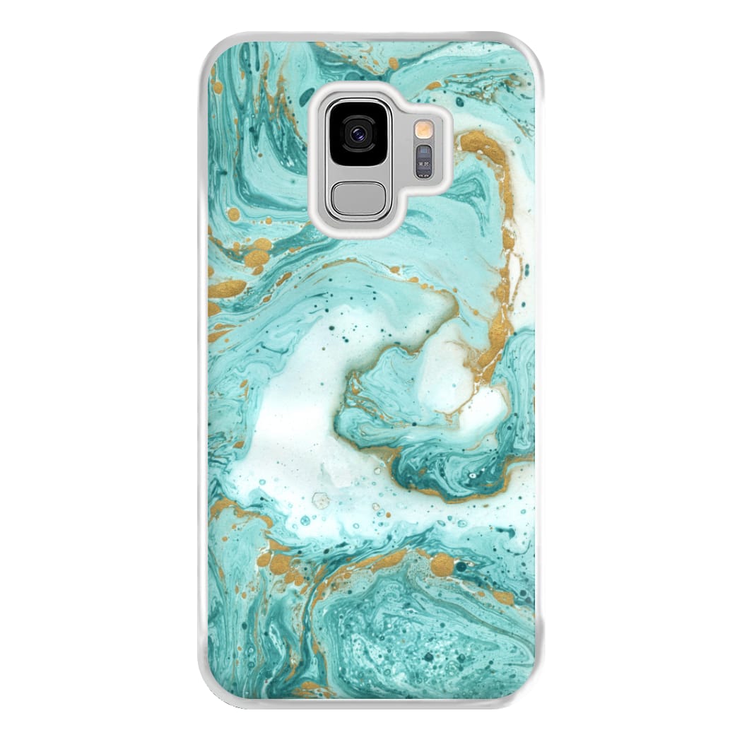 Green Marble Phone Case for Galaxy S9 Plus