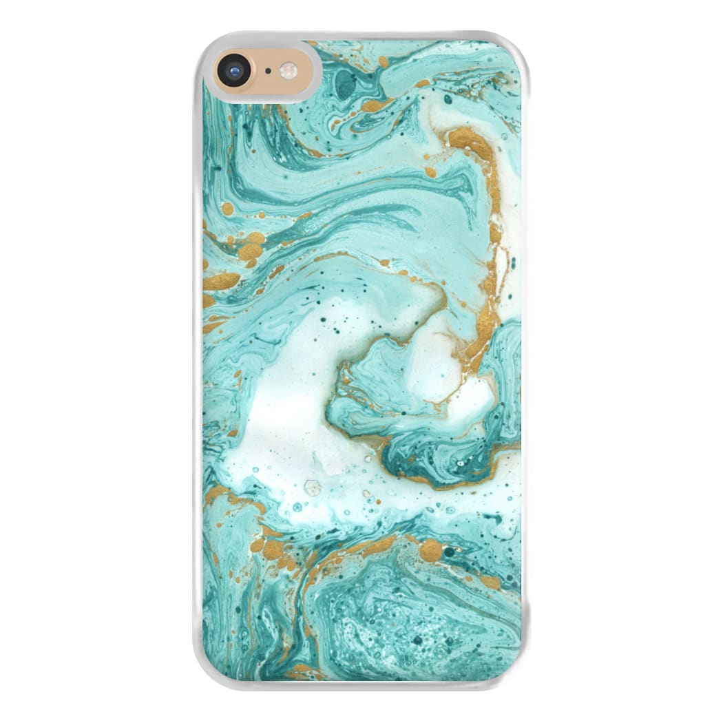 Green Marble Phone Case for iPhone 6 Plus / 7 Plus / 8 Plus