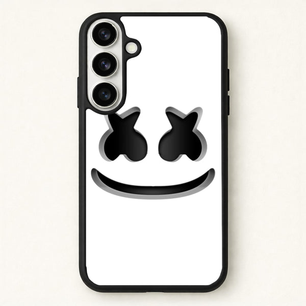 White Helmet DJ Helmet Phone Case for Galaxy S26 Plus