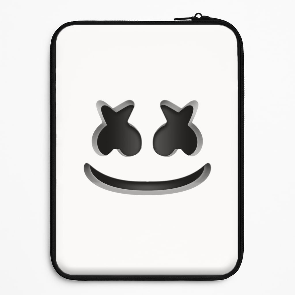 White Helmet DJ Helmet Laptop Sleeve
