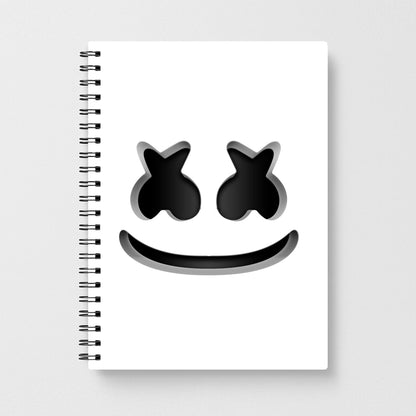 Marshmello Helmet Notebook - Fun Cases