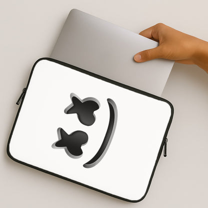 White Helmet DJ Helmet MacBook Case