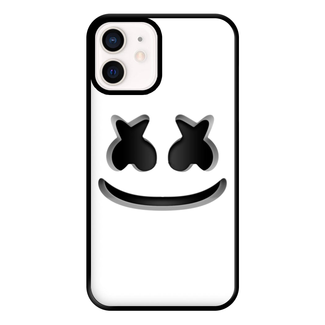 White Helmet DJ Helmet Phone Case for iPhone 13 Mini