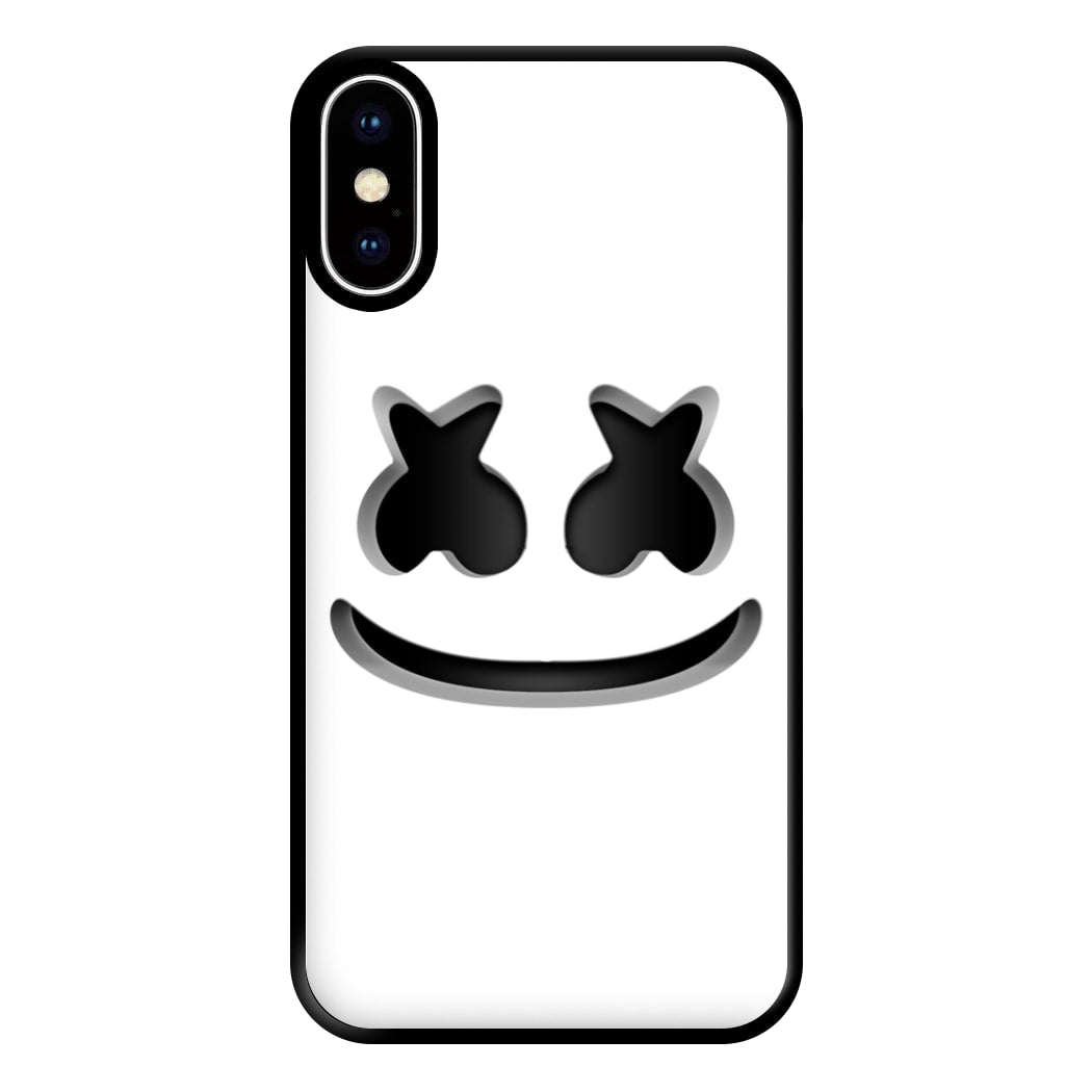 White Helmet DJ Helmet Phone Case for iPhone XS Max