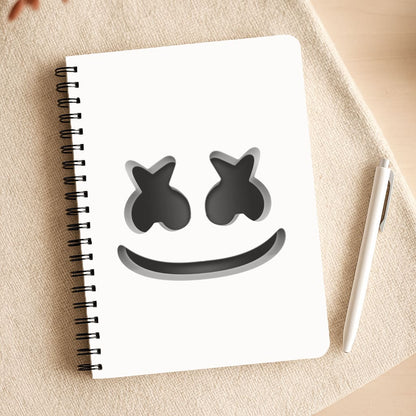White Helmet DJ Helmet Notepad