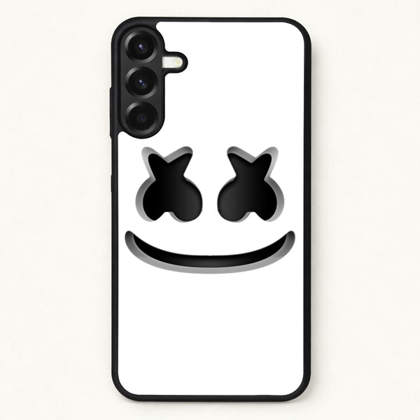 White Helmet DJ Helmet Phone Case for Galaxy A37