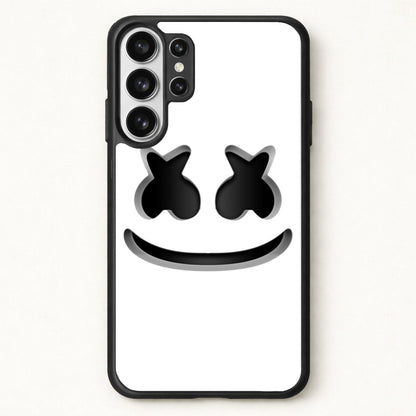 White Helmet DJ Helmet Phone Case for Galaxy S26 Ultra